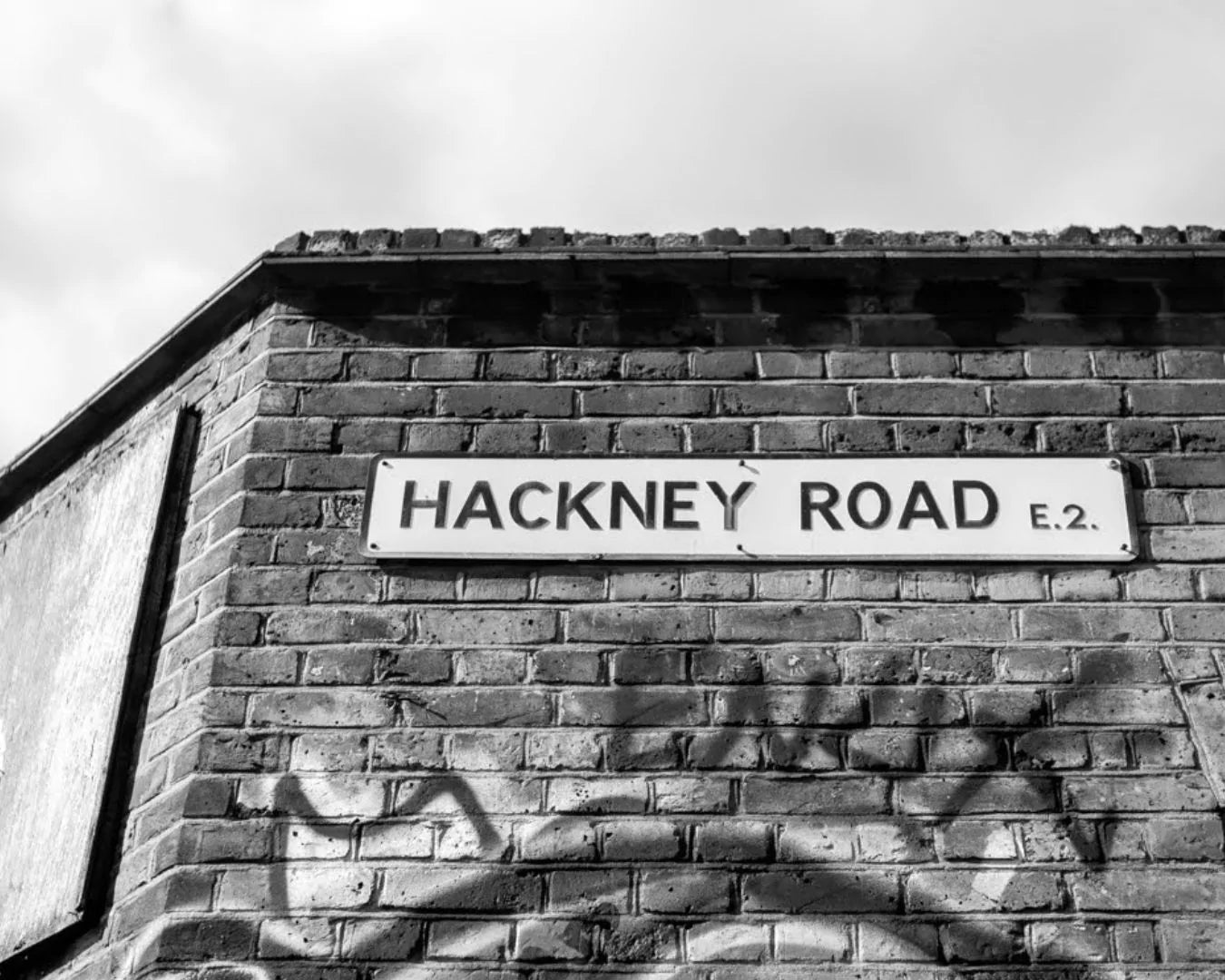 The Hackney East London E2 Road Sign