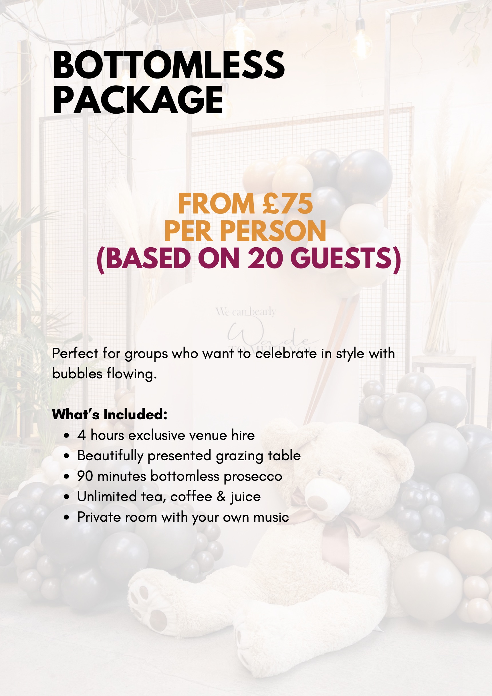 Baby Showers Pricing Guide - page 4 of 8