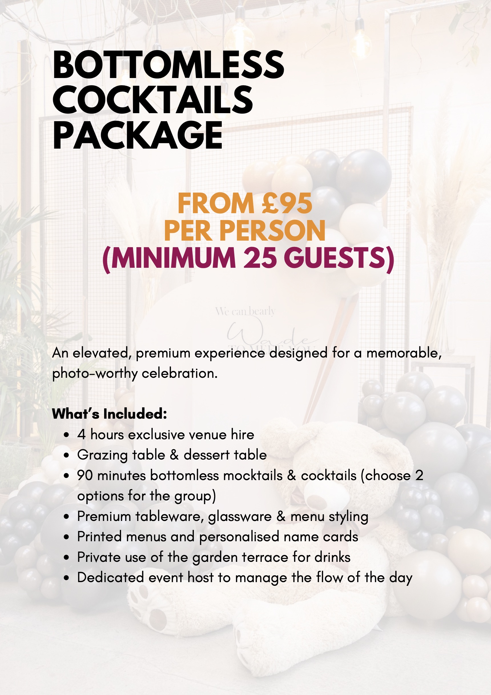 Baby Showers Pricing Guide - page 5 of 8
