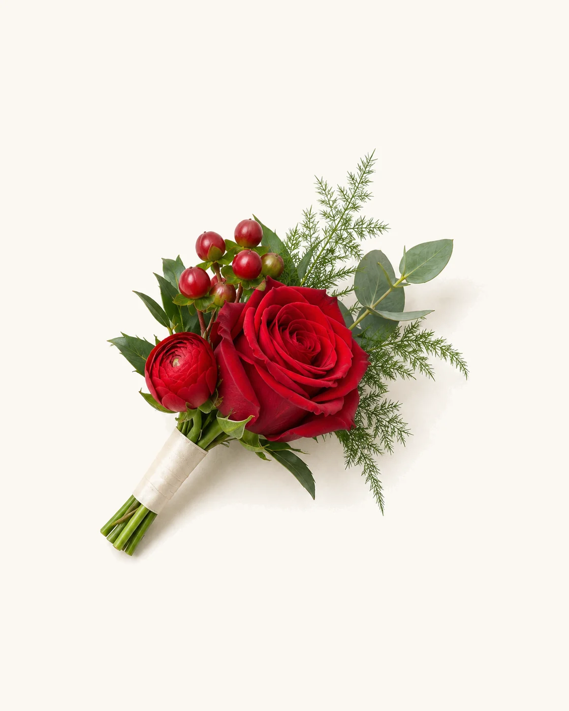 The Hackney Classic Red buttonhole