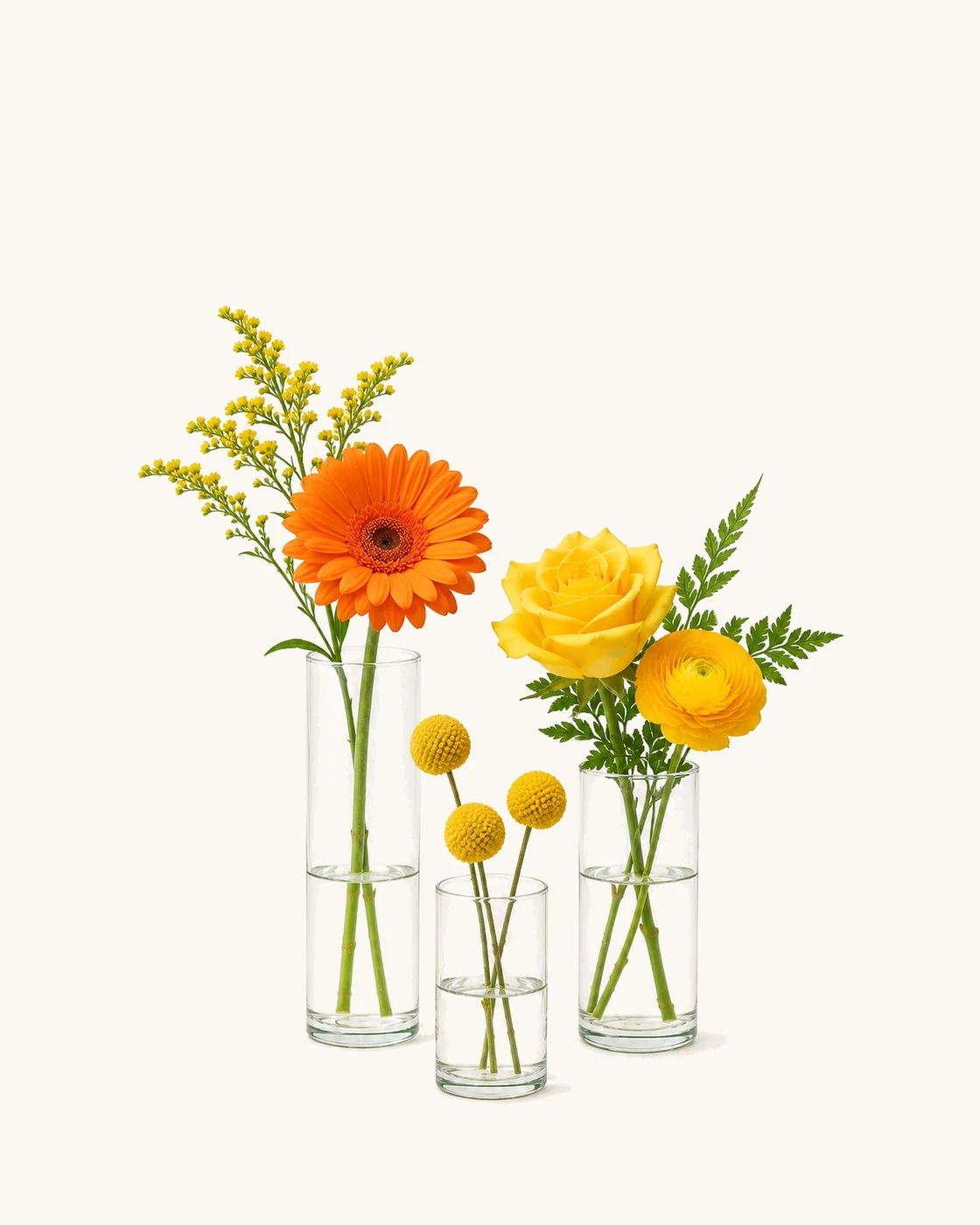 The Hackney Summer bud vases