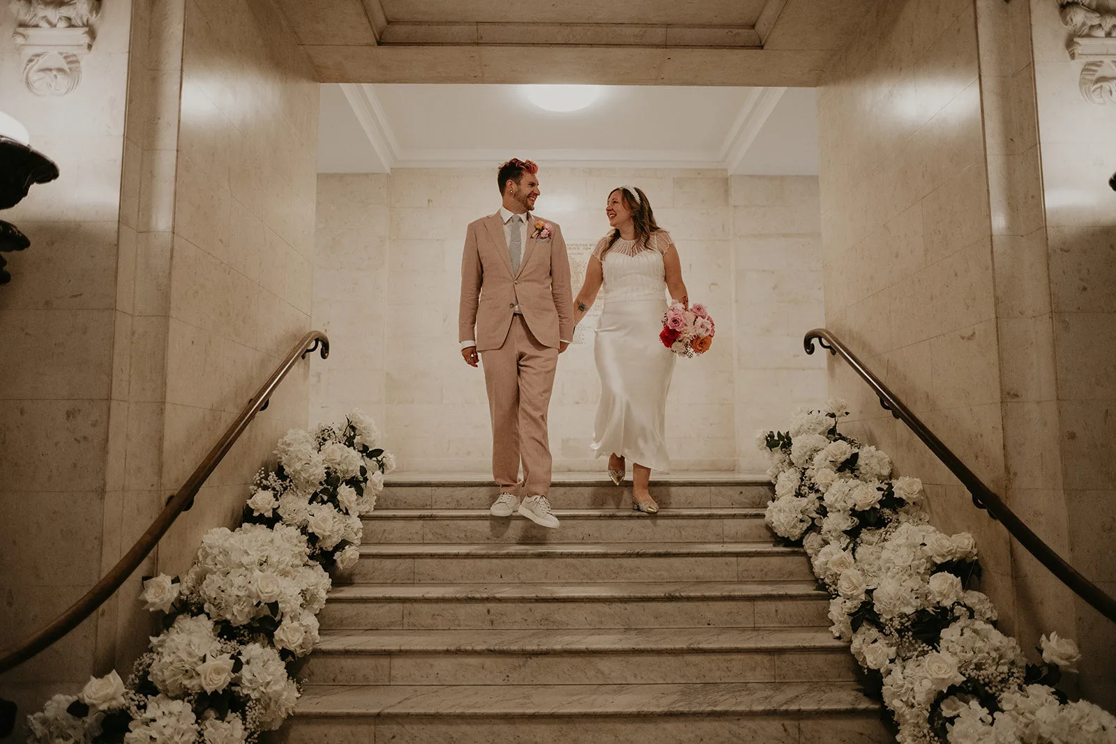 Hannah & Piers - wedding photo 2 of 8 at The Hackney